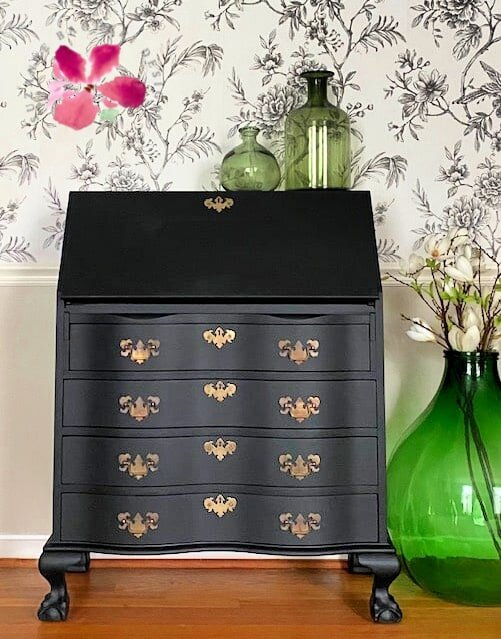 Secretary desk painted deals